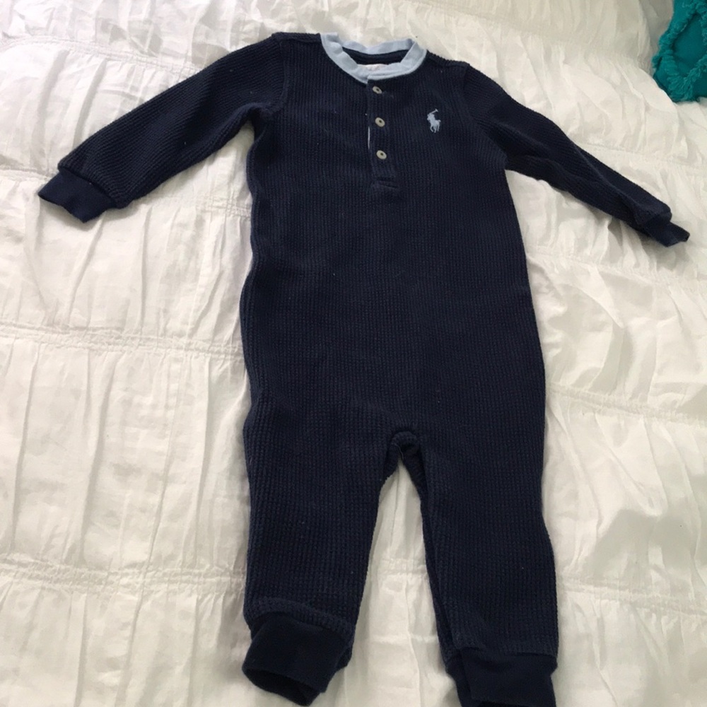 NWOT Ralph Lauren waffle material one piece